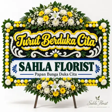 Papan Bunga Duka Buduran